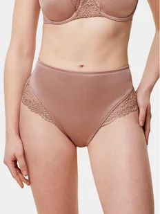 Triumph Figi klasyczne z wysokim stanem Ladyform Soft Maxi 10210671 Beżowy - Majtki damskie - miniaturka - grafika 1