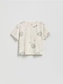 Bluzki dla niemowląt - Reserved - T-shirt z nadrukiem - złamana biel - miniaturka - grafika 1