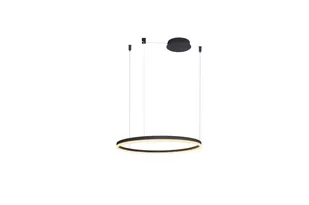 Lampa wisząca nad stół Halo AZ4960 56W ruchoma czarna - Lampy sufitowe - miniaturka - grafika 2