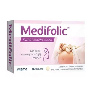 VITAMAX KWAS FOLIOWY 90 tabletek 6719281 - Suplementy diety - miniaturka - grafika 1