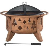 Paleniska ogrodowe - Palenisko ogrodowe z pokrywą 76 cm w choinki Sunjoy - miniaturka - grafika 1