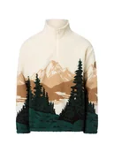 Swetry męskie - Gant Męski teddy troyer Mężczyźni biały|wielokolorowy wzorzysty, XL - miniaturka - grafika 1