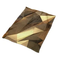 Koce - Modny pluszowy pled kocyk Złota folia grafika eco, Fabricsy - miniaturka - grafika 1