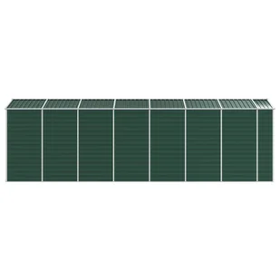 Szopa ogrodowa, zielona, 191x640x198 cm, stal galwanizowana Lumarko! - Altany ogrodowe Szopa ogrodowa, zielona, 191x640x198 cm, stal galwanizowana Lumarko! - Altany ogrodowe - miniaturka - grafika 7