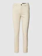 Spodnie damskie - Jeansy o kroju super skinny fit z zapięciem na guzik - miniaturka - grafika 1