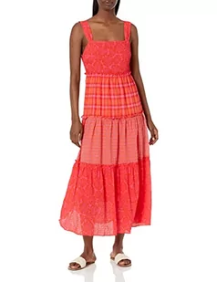 Desigual Sukienka damska, czerwony, XL - Sukienki - miniaturka - grafika 1