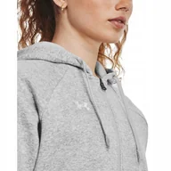 Bluzy damskie - BLUZA DAMSKA RIVAL FLEECE FZ HOODIE UNDER ARMOUR M - miniaturka - grafika 1