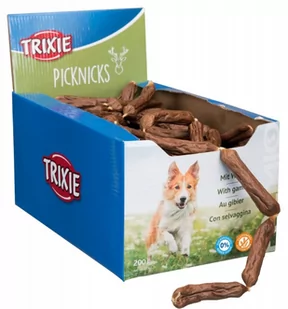 Trixie Kiełbaski z dziczyzną PREMIO 200 szt./op 8cm/szt 8g/szt - Przysmaki dla psów - miniaturka - grafika 1
