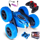 Zabawki zdalnie sterowane - Samochód Twister 360 Zdalnie Sterowany Akrobata Kaskader Auto LED Pilot RC - miniaturka - grafika 1