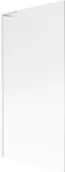 Parawany nawannowe - Mexen Next L parawan nawannowy 1-skrzydłowy 90 x 150 cm, prążki, biały - 895-090-000-03-09-20 - miniaturka - grafika 1