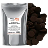 Czekolada - CZEKOLADA BELGIJSKA 72% GORZKA 1kg Fontann fondue deserów premium Kol-Pol - miniaturka - grafika 1