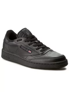 Trampki męskie - Reebok Buty Club C 85 AR0454 Czarny - grafika 1