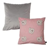 Poszewki na poduszki - Poszewka welwetowa POMERANIAN CHIC 45x45 cm, - miniaturka - grafika 1