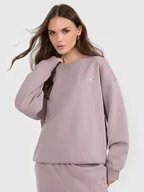 Bluzy damskie - 4F Bluza dresowa nierozpinana bez kaptura damska - beżowa XS - miniaturka - grafika 1