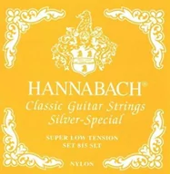 Struny gitarowe  - Hannabach 652508 struny do gitary klasycznej Seire 815 Super Low Tension Silver Special 3 sztuki basów 652508 - miniaturka - grafika 1