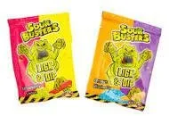Gumy do żucia, lizaki, dropsy - SOUR BUSTERS LICK DEEP LIZAK Z CUKIERKAM - miniaturka - grafika 1