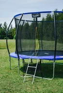 Trampoliny - Trampolina ogrodowa 10FT 305cm + drabinka + siatka na obuwie, niebieska - Fuunky - miniaturka - grafika 1