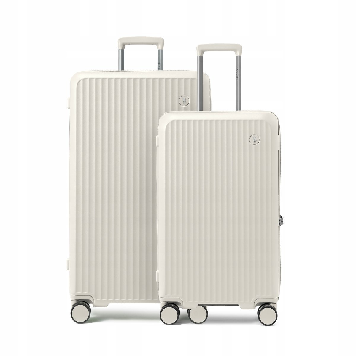 PUCCINI Zestaw WALIZEK Podróżnych PC Poliwęglan Duża Średnia 2w1 PC036T-6B