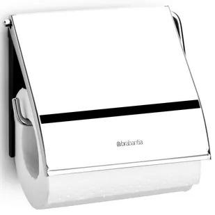 Uchwyt na papier toaletowy BRABANTIA Classic, stalowy, 12,3x1,7 cm - Stojaki i wieszaki na papier toaletowy - miniaturka - grafika 1