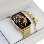 Smartwatch - Gravity GT15-7 GD/GD/PK Złoty - miniaturka - grafika 1