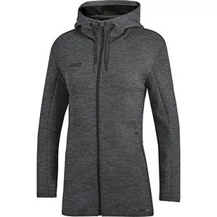 JAKO JAKO Premium Basics damska kurtka z kapturem szary antracytowy nakrapiany 40 6829 - Kurtki damskie - miniaturka - grafika 1