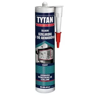 Silikon szklarski i do akwarium 280 ml czarny TYTAN PROFESSIONAL - Silikony - miniaturka - grafika 1