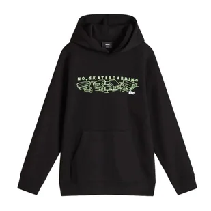 Bluza dziecięca VANS Night Watchers Loose Pullover Black VN000MH8BLK1 L - Bluzy dla dziewczynek - miniaturka - grafika 1
