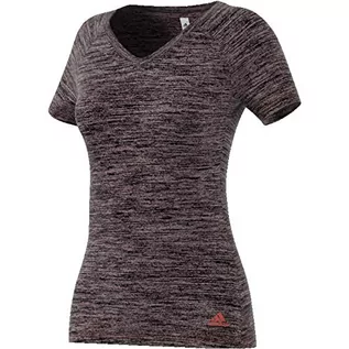 Koszulki i topy damskie - Adidas damska koszulka Freelift koszulka golfowa, pomarańczowa (Esctra), XS CF4444 - grafika 1