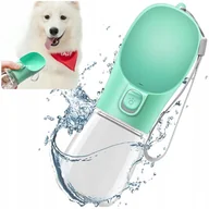 Shakery i bidony sportowe - Butelka Miska Turystyczna Bidon Na Wodę Przenośna Poidło Dla Psa Kota - miniaturka - grafika 1