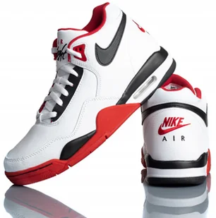 Sneakersy Męskie Sportowe Skórzane Nike Flight Legacy Buty Białe R-47,5 - Sneakersy męskie - miniaturka - grafika 1