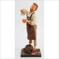 Figurki dekoracyjne - FIGURKA BARISTA - GUILERMO FORCHINO FO85553 - miniaturka - grafika 1