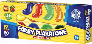 Astra Farby plakatowe 10 kolorów 20 ml - Farby i media malarskie - miniaturka - grafika 3