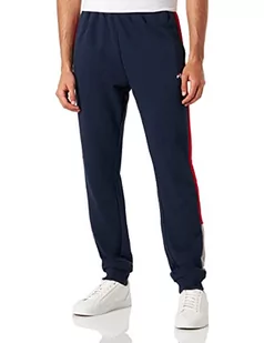 FILA Męskie spodnie rekreacyjne Sausalito Block Stripes, Black Iris-true Red-Gull, XL - Spodenki męskie - miniaturka - grafika 1