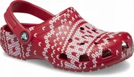 Moda i Uroda OUTLET - Dziecięce Lekkie Buty Klapki Chodaki Crocs Classic Holiday Sweater 27-28 - miniaturka - grafika 1