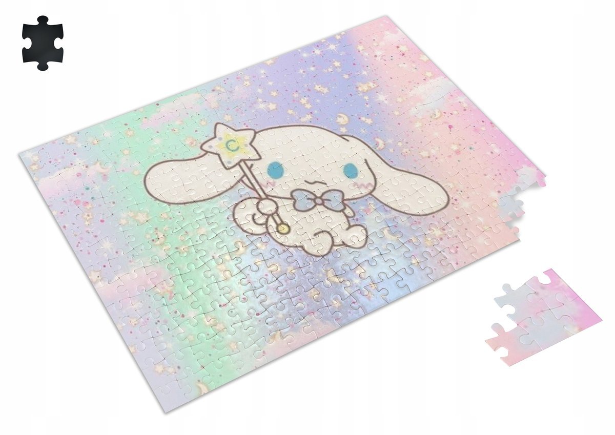 Puzzle KUROMI HELLO KITTY Cinnamoroll A3 252 el z Nadrukiem + IMIĘ 62