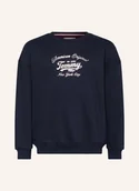 Bluzy dla dziewczynek - Tommy Hilfiger Bluza Nierozpinana blau - TOMMY HILFIGER - miniaturka - grafika 1