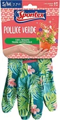 Rękawice robocze - Spontex Rękawice z kciukami, zielone, rozmiar S/M - miniaturka - grafika 1