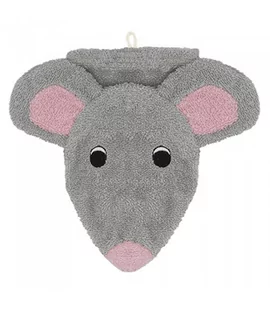 Myjka Do Kąpieli Dla Dzieci, Rękawica Kąpielowa Duża, Myszka Mona, Bawełna Organiczna, Gots, Fürnis - Kosmetyki kąpielowe dla dzieci - miniaturka - grafika 1