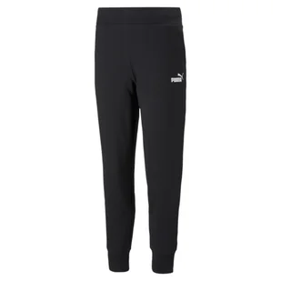 Damskie spodnie dresowe Essentials PUMA Black - Spodnie sportowe damskie - miniaturka - grafika 1