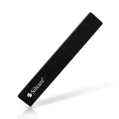 Akcesoria do paznokci - SILCARE Pilnik Do Paznokci Szeroki 180/240 Czarny - miniaturka - grafika 1