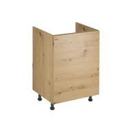 Szafki kuchenne - Szafka Dolna Stojąca Pod Zlewozmywak 1 Drzwi D60Z-P/L Langen Gała Meble Dąb Artisan, Brak - System Push to Open - miniaturka - grafika 1