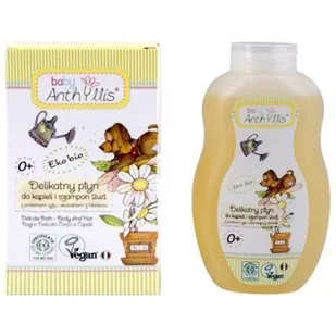 BABY ANTHYLLIS Delikatny płyn do kąpieli i szampon (2w1) - testowany dermatologicznie, bez sztucznych substancji - Kosmetyki kąpielowe dla dzieci - miniaturka - grafika 5