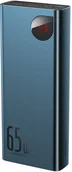 Powerbanki - Baseus Adaman powerbank 2x USB / 1x USB Typ C / 1x micro USB 20000mAh 65W Quick Charge 4.0 Power Delivery niebieski PPIMDA-E03 - miniaturka - grafika 1