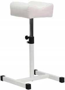 Podnóżek do fotela pedicure regulowana wysokość stojak biały podłokietnik SPA - Meble kosmetyczne - miniaturka - grafika 1