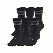 Skarpetki męskie - Zestaw skarpetek Under Armour Essential 6Pk Crew Rozmiar skarpet: 42,5-47 / Kolor: czarny - miniaturka - grafika 1