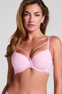 Biustonosze - Hunkemöller Biustonosz usztywniany z fiszbinami Isadora Różowy - miniaturka - grafika 1