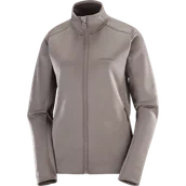 Bluzy sportowe damskie - BLUZA DAMSKA SALOMON OUTLINE WARM FZ W C26062 - miniaturka - grafika 1