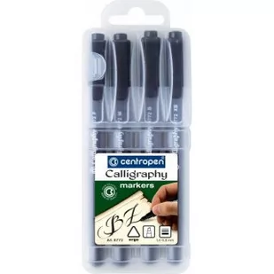 Centropen Marker do kaligrafii 4 grubości 1,4-4,8 8772 - Markery permanentne - miniaturka - grafika 1