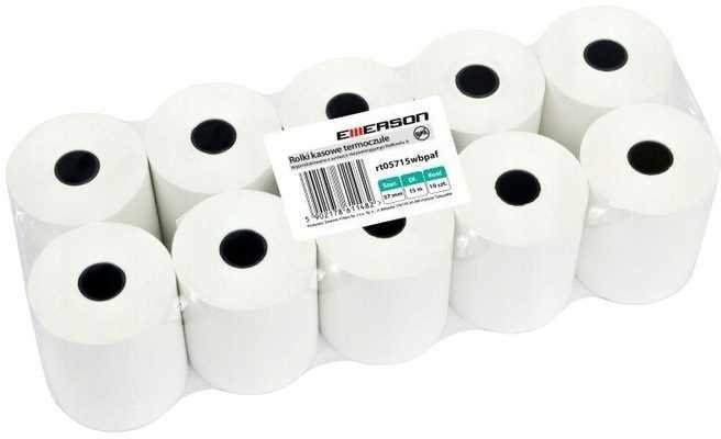 Rolka Termiczna EMERSON 57mm x 15m - BPA FREE RT05715WBPAF - 10 szt.