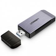 Czytniki kart pamięci - UGREEN Czytnik czytnik kart SD micro SD CF MS na USB 3.0 szary 50541 50541 - miniaturka - grafika 1